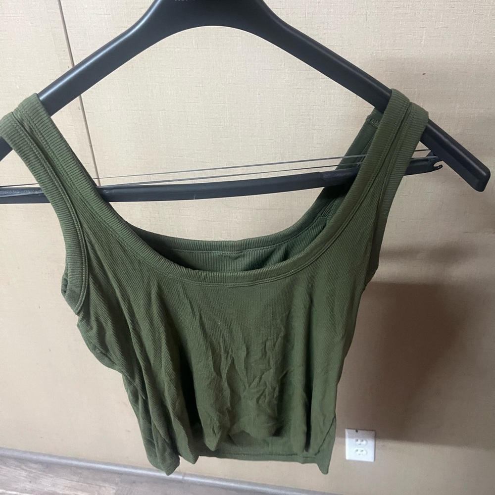 Olive Green Women's Tank Top